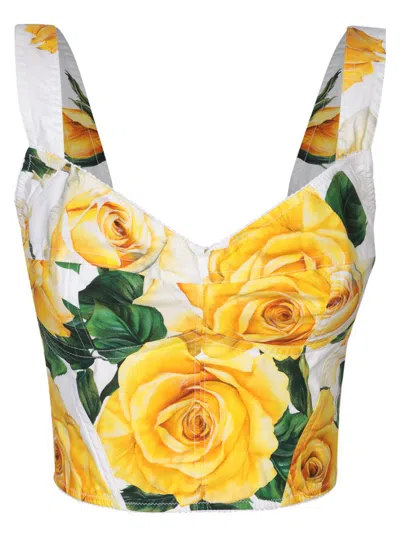 Dolce & Gabbana Tops In Yellow