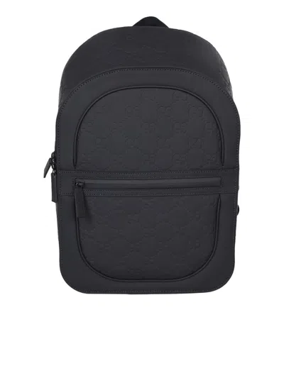 Gucci Gg Backpack In Black