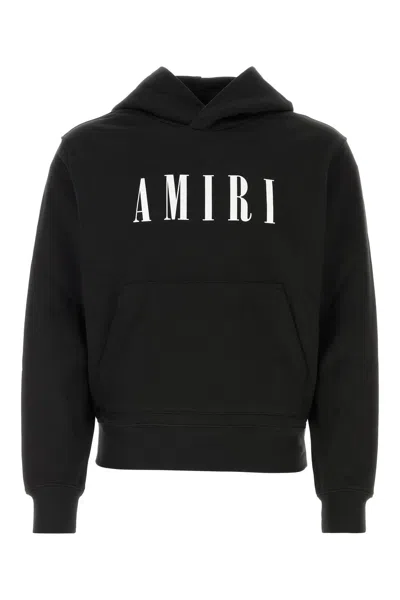 Amiri Black Cotton Sweatshirt In Default Title