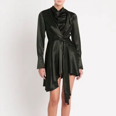 Acler Simmons Dress In Forest Green