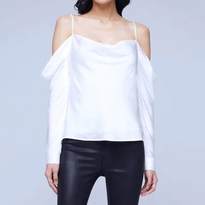 L Agence Zion Blouse In Ivory In White