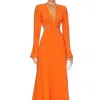 A.l.c Issa Dress In Orange