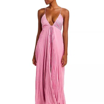 A.l.c Angelina Midi Dress In Rose Pink