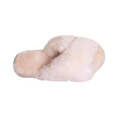 Cloud Nine Emma Cozy Cloud Sheep Slippers In Cream In Pink