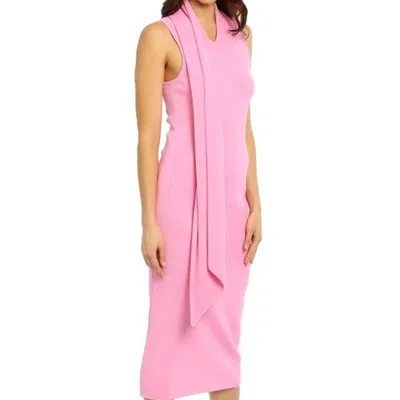 Acler Aster Midi Dress In Pink