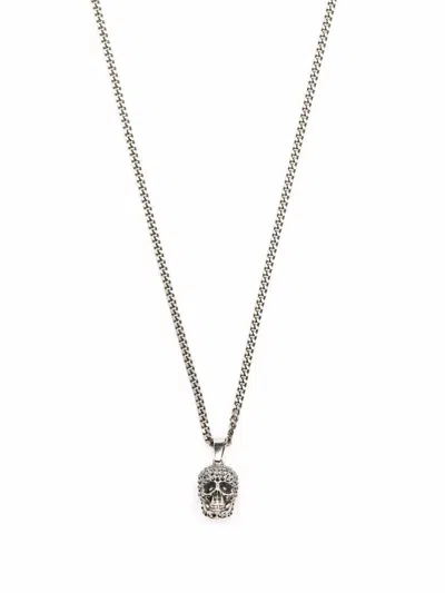 Alexander Mcqueen Necklaces In Grey