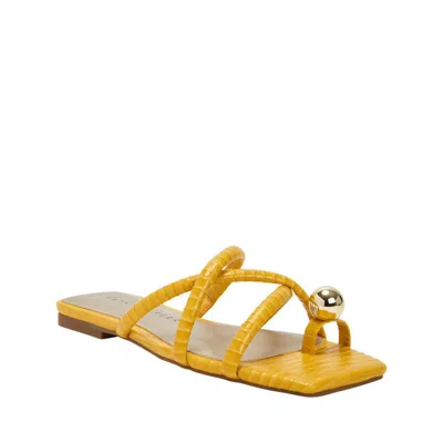 Katy Perry The Camie Slide Sandal In Yellow