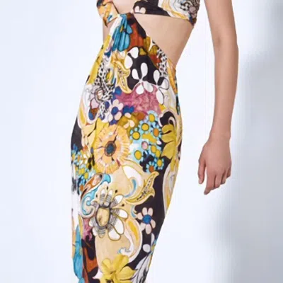 Alexis Cassandra Dress In Floral Grove In Yellow