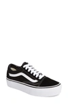 Vans Old Skool Platform Sneaker In Black/ White