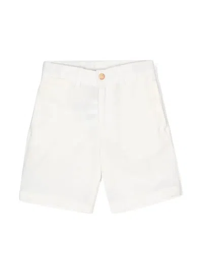 Ralph Lauren Kids' Polo Pony Smart Shorts In White