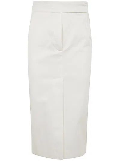 Dr. Hope Pencil Skirt Clothing In White