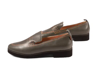 Esporre Pro Loafer Shoes In Olive/camel In Grey