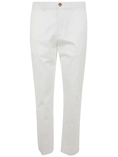 Michael Kors Slim Cotton Chino Trouser Clothing In White