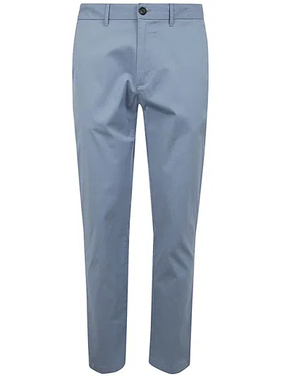 Michael Kors Slim Cotton Chino Trouser Clothing In Blue
