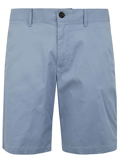 Michael Kors Stretch Cotton Short Clothing In Blue