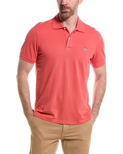 Brooks Brothers Slim Fit Polo Shirt In Orange