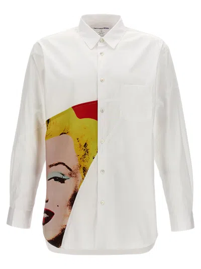 Comme Des Garçons Shirt X Andy Warhol Cotton Shirt In Multicolor