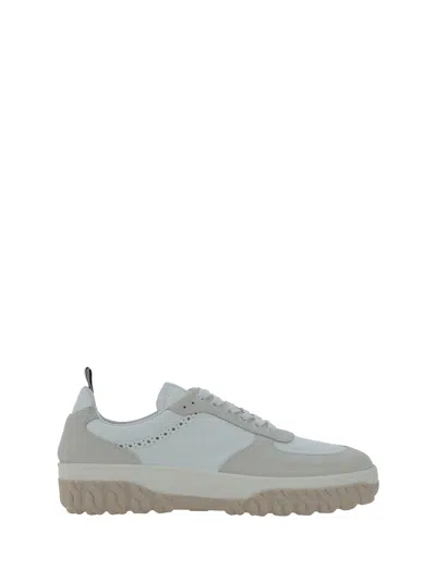 Thom Browne Letterman Panelled Low In Tonal White Fun Mix