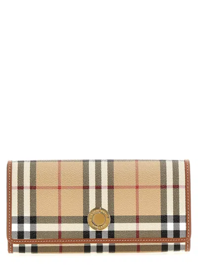 Burberry Halton Wallets, Card Holders Beige