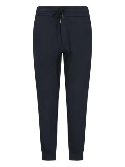 Tom Ford Cotton Track-pants In Black