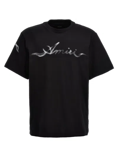 Amiri Smoke T-shirt In Black