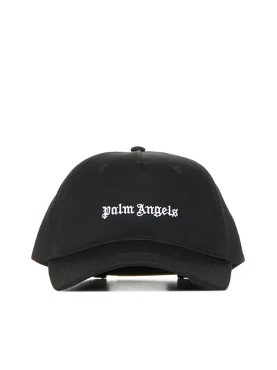 Palm Angels Hat In Black Off White