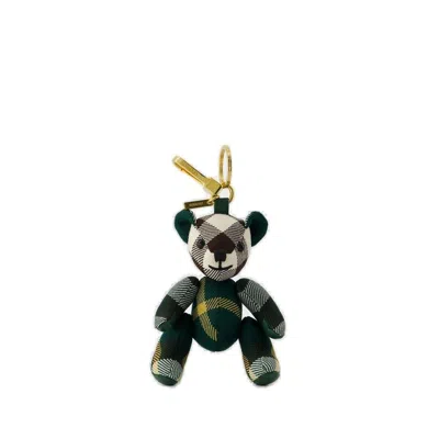 Burberry Thomas Charm Ry7 Keychain -  - Synthetic - Green In Default Title