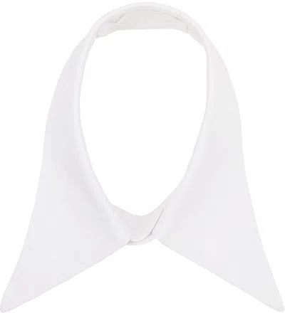 Maison Margiela Oversized-pointed Cotton Collar In White