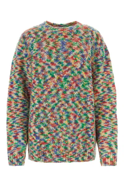 Apc A.p.c. Crewneck Knitted Jumper In Multicolour