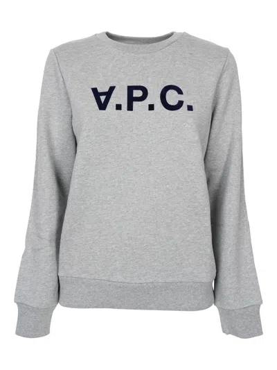 Apc A.p.c. Live Sweatshirt Clothing In Grey