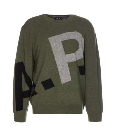 Apc A.p.c. Green Sweater