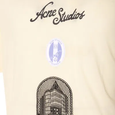 Acne Studios T-shirts And Polos In Ivory White