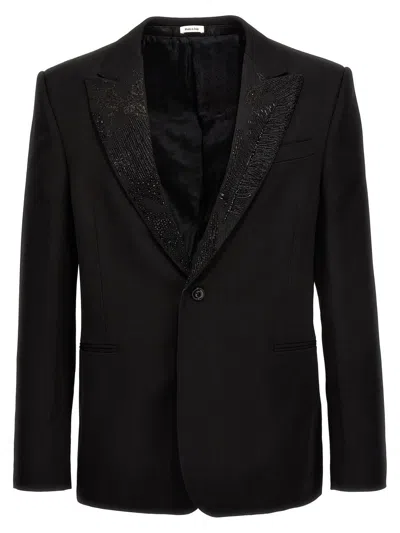 Alexander Mcqueen Black Wool Blazer