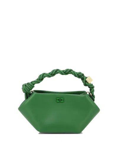 Ganni "mini Bou" Handbag In 绿色的