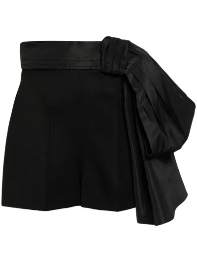 Alexander Mcqueen Wool Shorts In Black