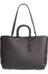 COACH Rogue Linked Leather Tote