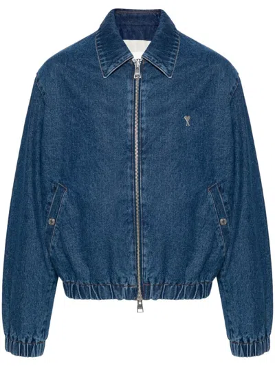 Ami Alexandre Mattiussi Ami Paris Jackets In Used Blue