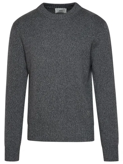 Ami Alexandre Mattiussi Ami Paris Sweaters In Grey