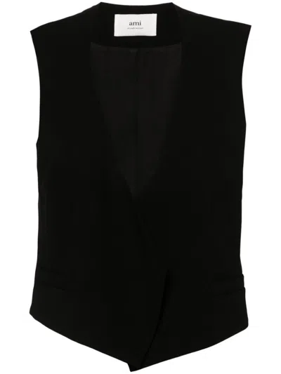 Ami Alexandre Mattiussi Ami Paris Outerwears In Black