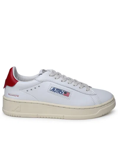 Autry White Leather Trainers