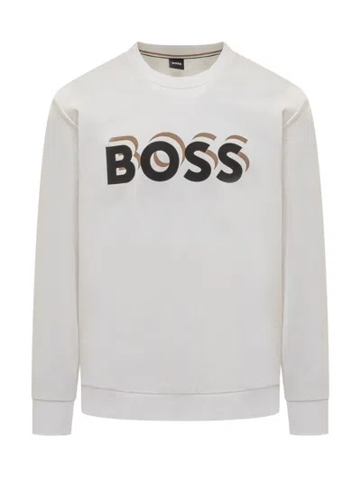 Hugo Boss Boss Sweaters In White