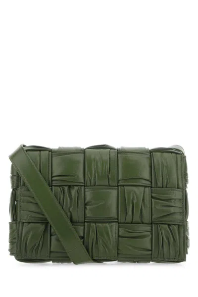 Bottega Veneta Cassette Leather Crossbody Bag In 3150
