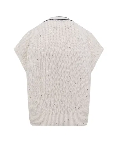 Brunello Cucinelli Sweater In White