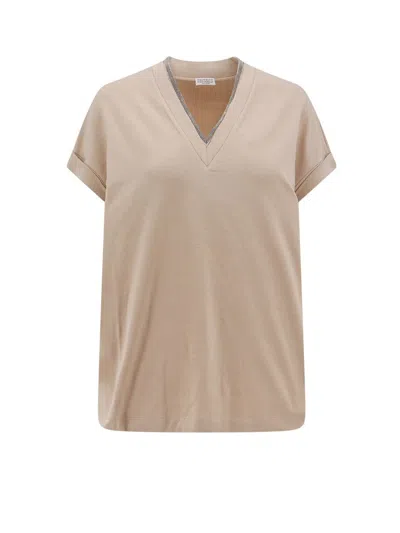Brunello Cucinelli T-shirts And Polos In Beige