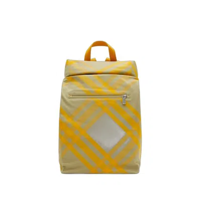 Burberry Backpacks In Yellow