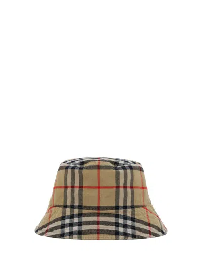 Burberry Hats In Checked