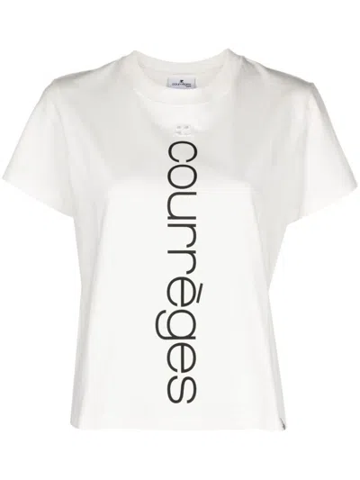 Courrèges Courreges T-shirts And Polos In Heritage White