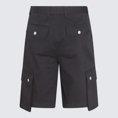 Dolce & Gabbana Black Cotton Bermuda Shorts