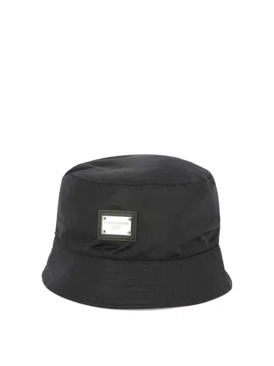 Dolce & Gabbana Bucket Hat In Black