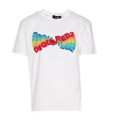 Dsquared2 T-shirt 'regular Fit' In White